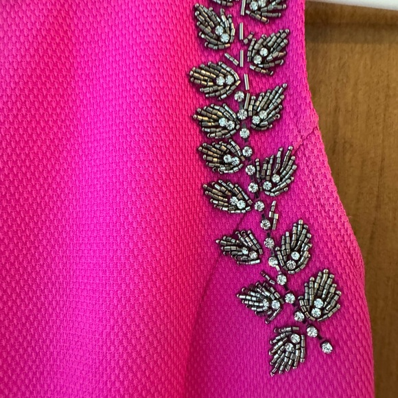 Pink fitted dress with beautiful embellishments size small - Picture 6 of 6